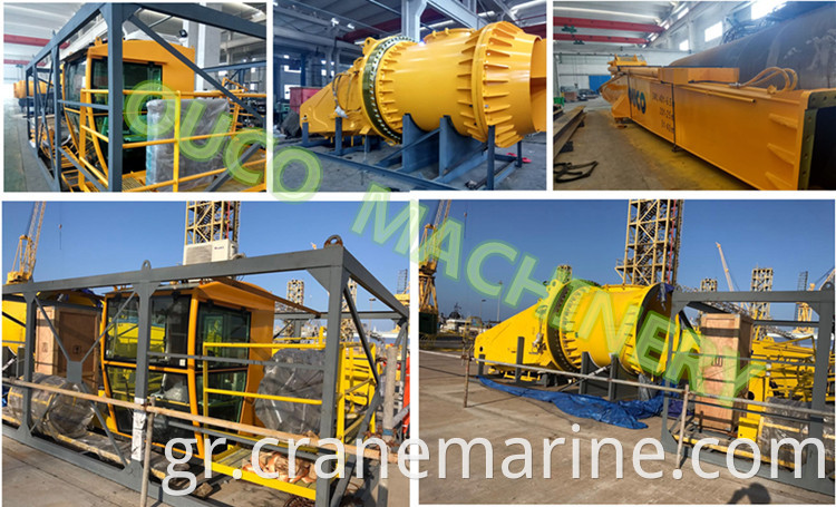 OCUO Marine Deck Ship Crane Knuckle Boom crane for sale